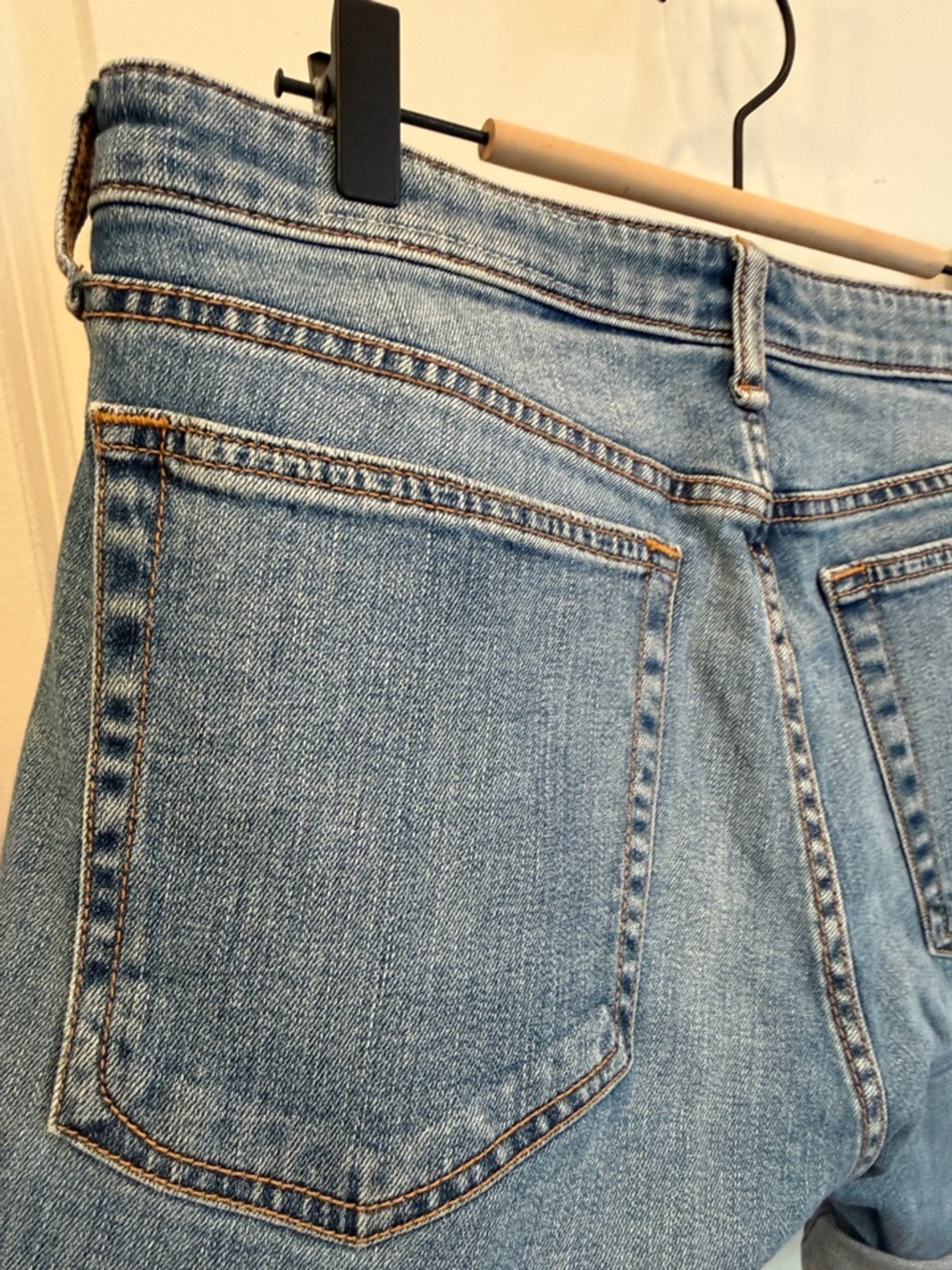 RAG AND BONE -Classic Rolled Cuff Denim Shorts - Picture 11 of 16